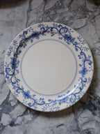 Crown Lynn Blue & White Plates – Vintage New Zealand Tableware Set of 5
