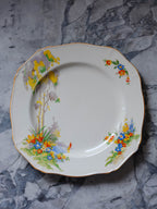 Alfred Meakin Scenic Floral Plate – Vintage English China