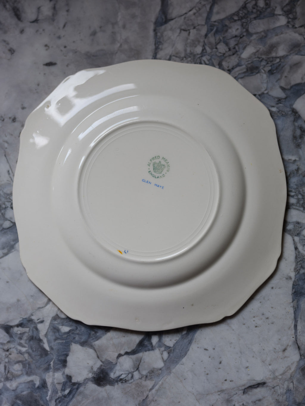 Alfred Meakin Scenic Floral Plate – Vintage English China