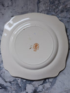 Royal Staffordshire “Cairo 8920” Plate – Vintage Hand-Painted Square Porcelain