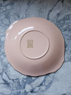 Grindley Peach Petal & Johnson Brothers Rosedawn Plates - Vintage Mixed Set of 6