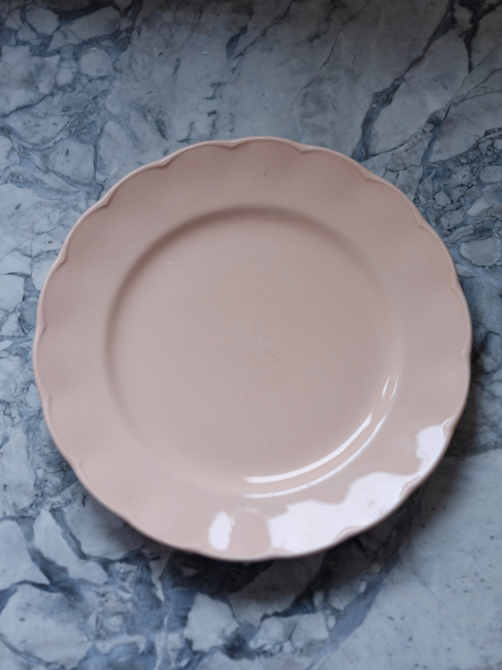 Grindley Peach Petal & Johnson Brothers Rosedawn Plates - Vintage Mixed Set of 6