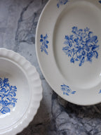 Wade Hedgerow Blue & White Platter and Serving Bowl – Vintage English Tableware
