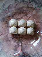 Vintage Ceramic Scallop Napkin Rings – Set of 6