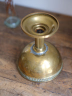 Vintage Brass Pedestal Flower Bowl