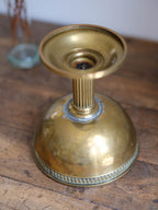 Vintage Brass Pedestal Flower Bowl