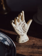 Palm Reader’s Vintage Hand Figurine - Life-Size Reference Guide Ornament