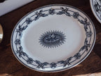 Antique Wedgwood & Co. “Indian Star” Indigo Blue Transferware Platter (40cm)