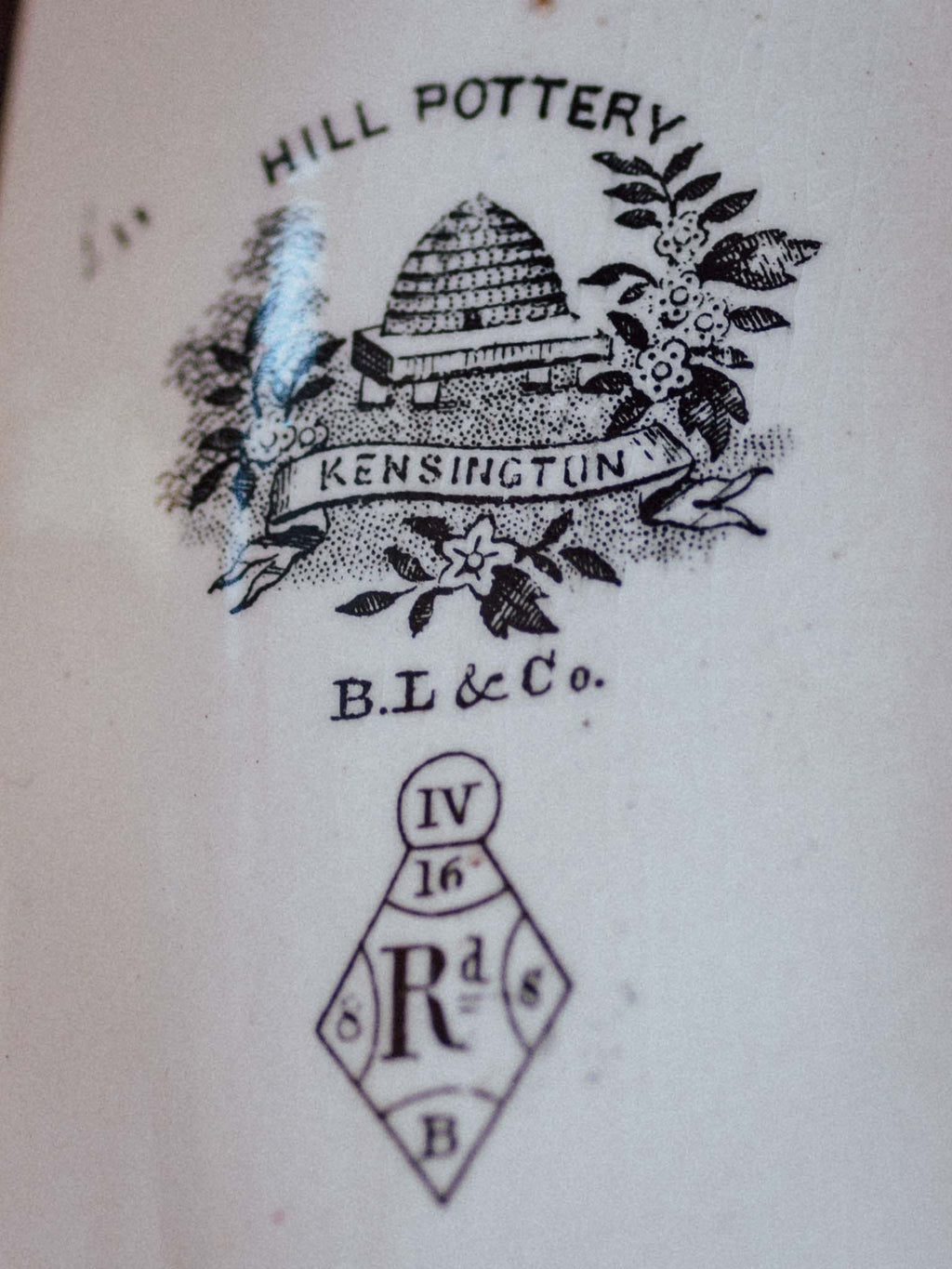 Antique Hill Pottery - Kensington Platter  (1884–1899)