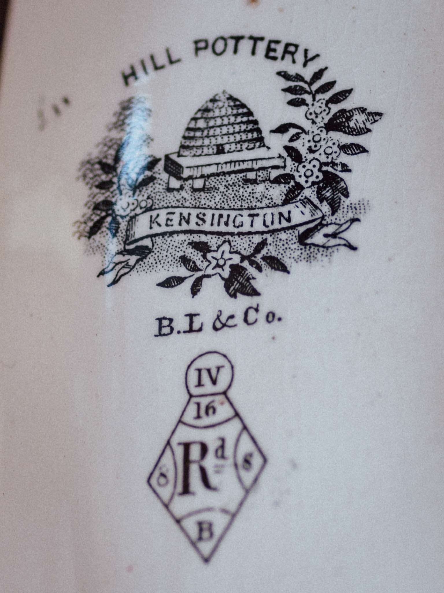 Antique Hill Pottery - Kensington Platter  (1884–1899)