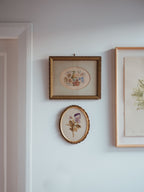 Antique Floral Watercolour in Ornate Gilded Frame