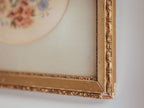 Antique Floral Watercolour in Ornate Gilded Frame