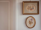 Antique Floral Watercolour in Ornate Gilded Frame