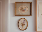Antique Floral Watercolour in Ornate Gilded Frame