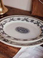 Antique Wedgwood & Co. “Indian Star” Indigo Blue Transferware Platter (40cm)