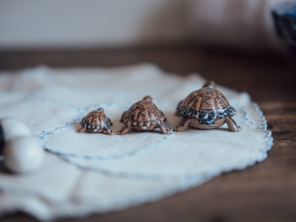 Vintage Wade Tortoise Trio