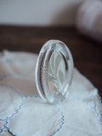 Vintage Mikasa Crystal Picture Frame with William Morris Wallpaper