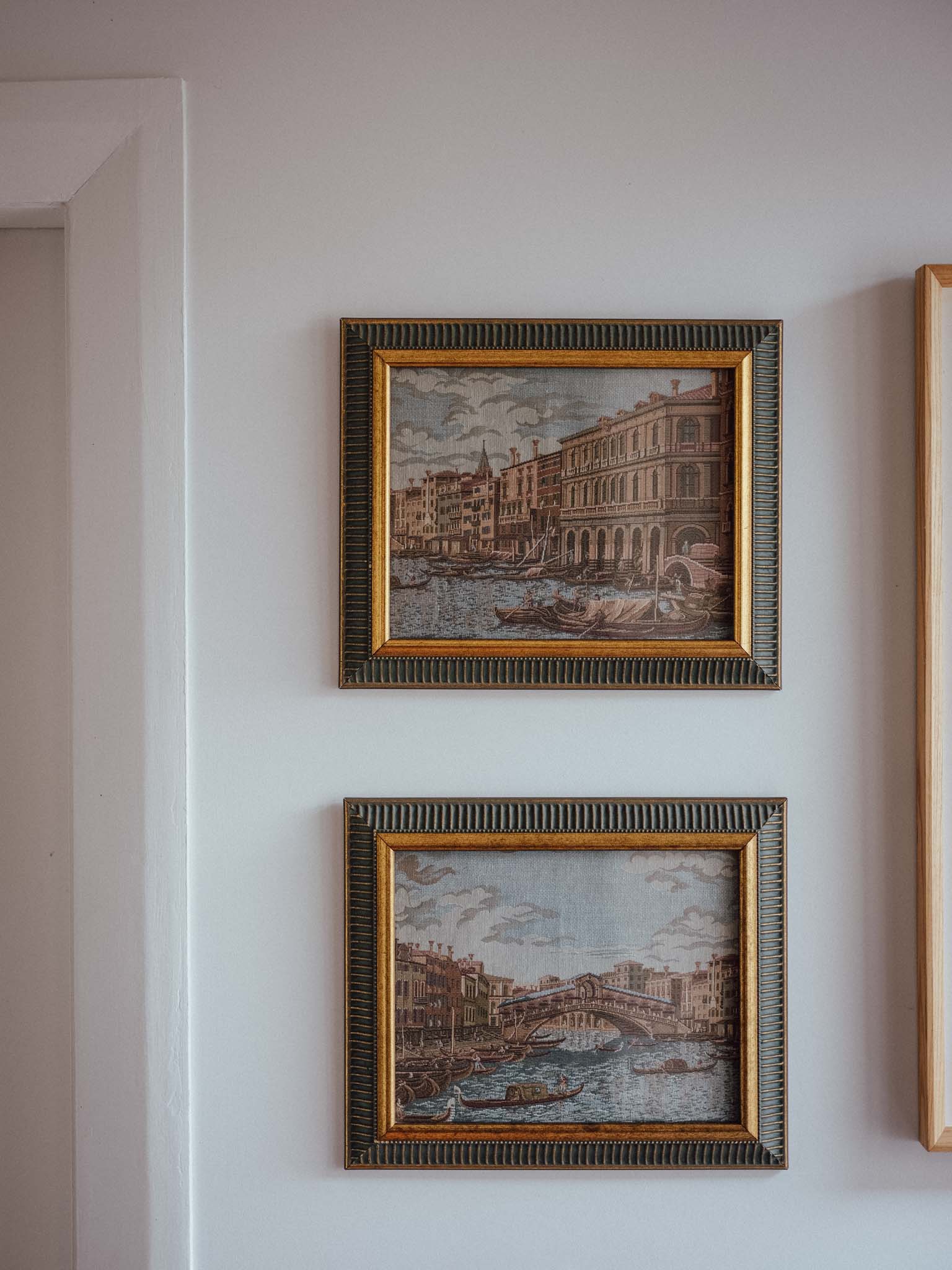 Rialto Venezia - Jacquard Woven Tapestry Pair (Framed)