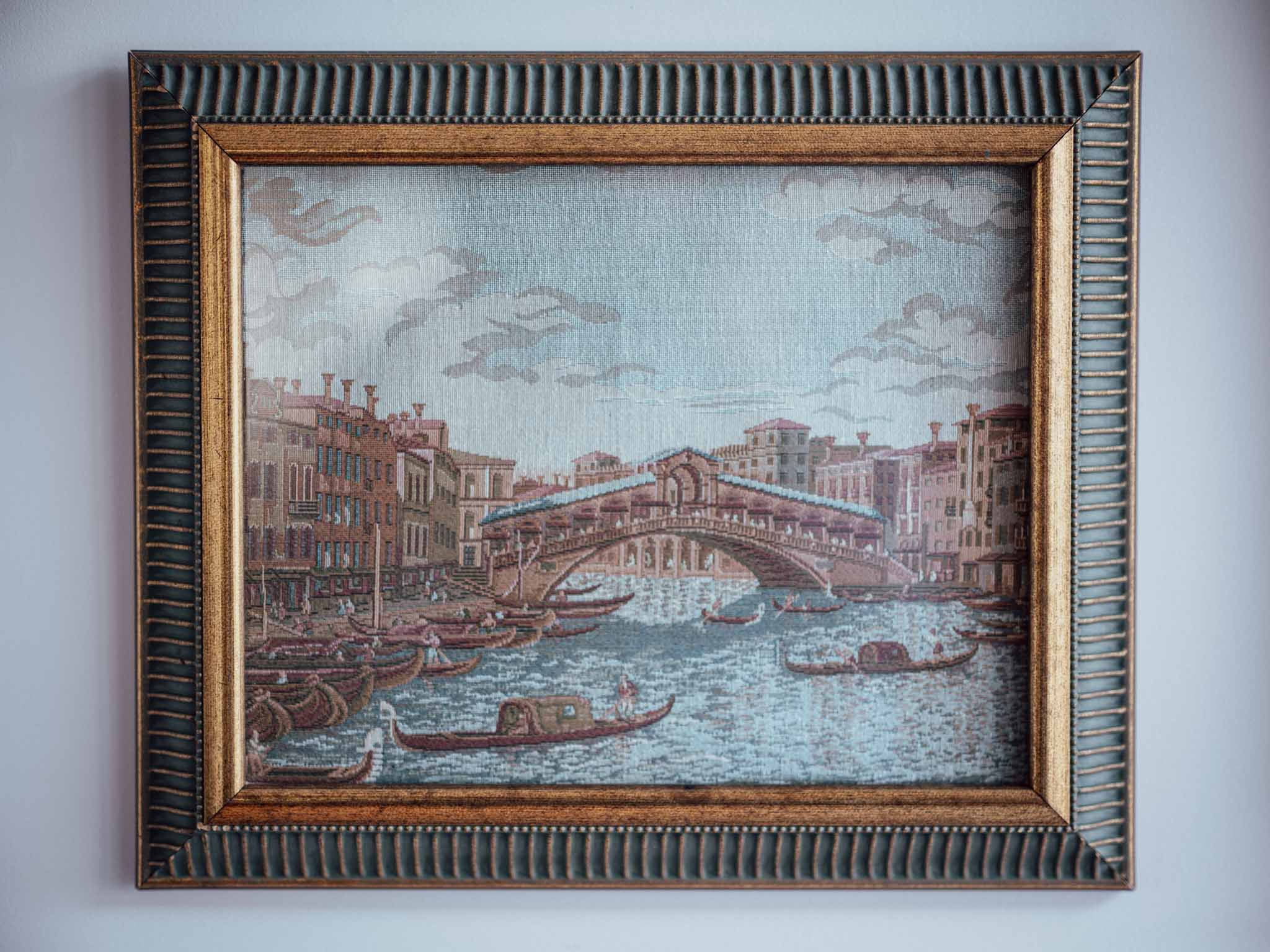 Rialto Venezia - Jacquard Woven Tapestry Pair (Framed)
