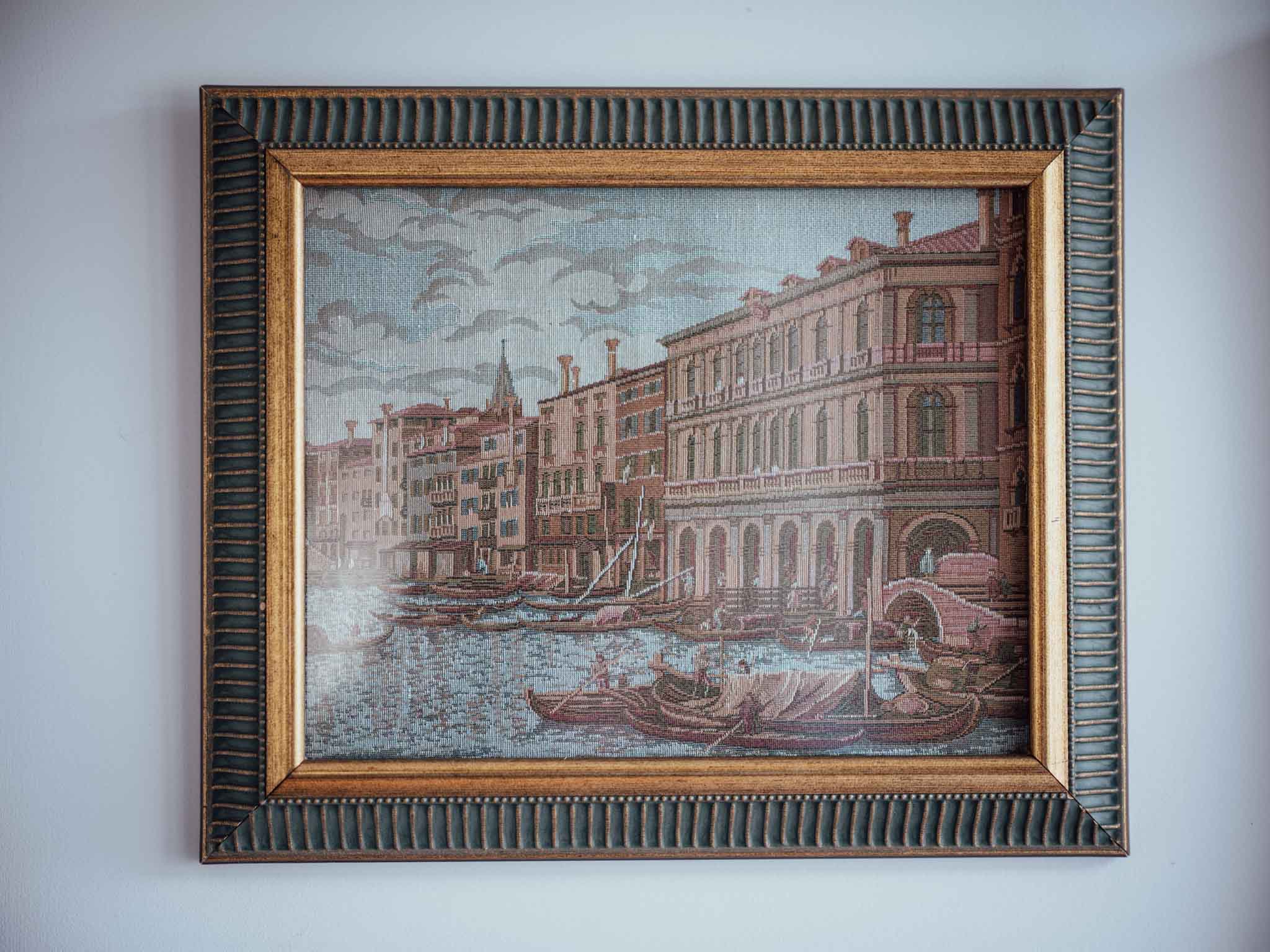 Rialto Venezia - Jacquard Woven Tapestry Pair (Framed)