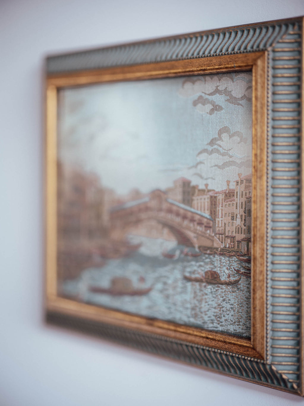 Rialto Venezia - Jacquard Woven Tapestry Pair (Framed)