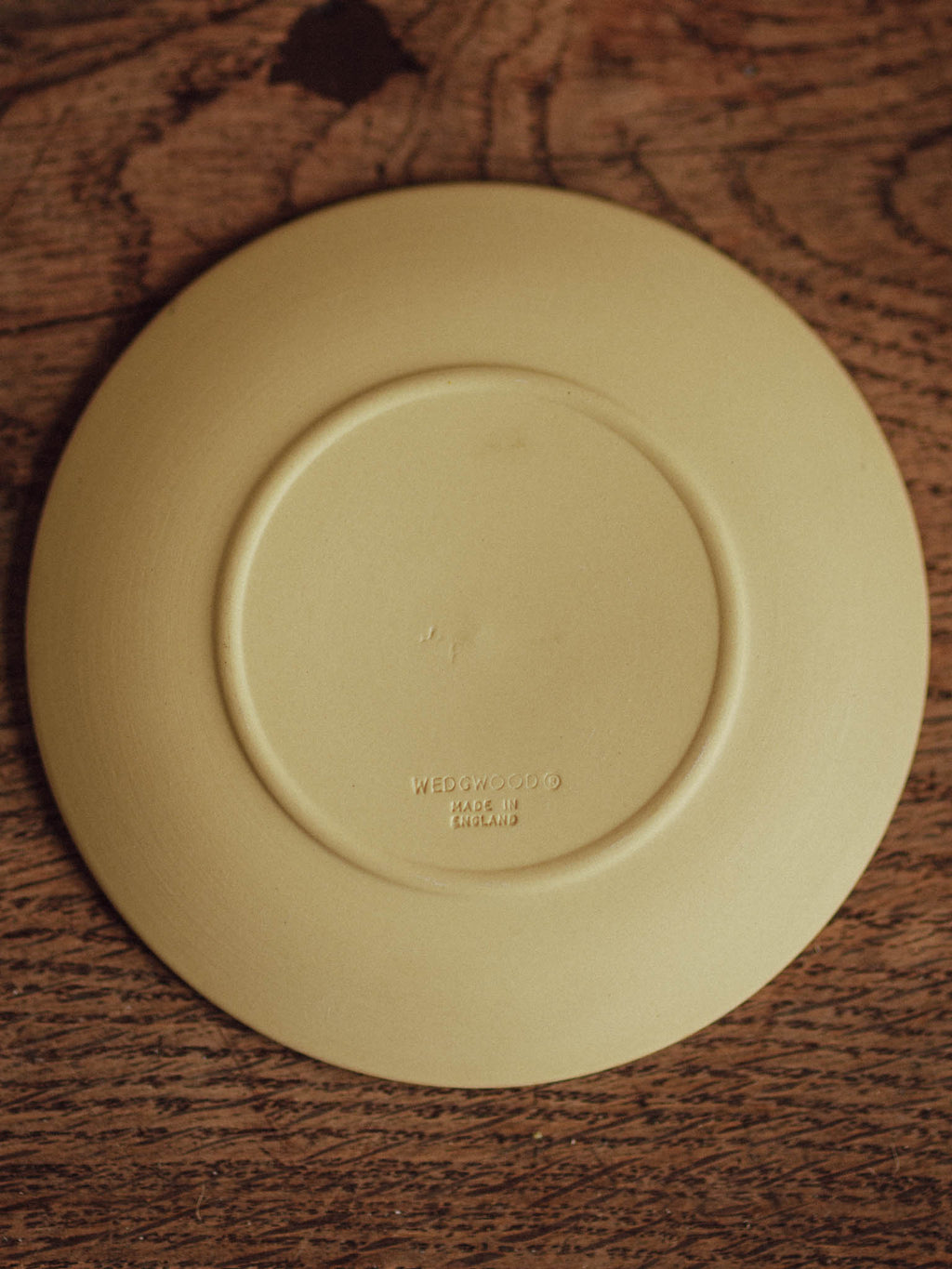 Wedgwood Jasperware - Pale Yellow with Cherry Blossom