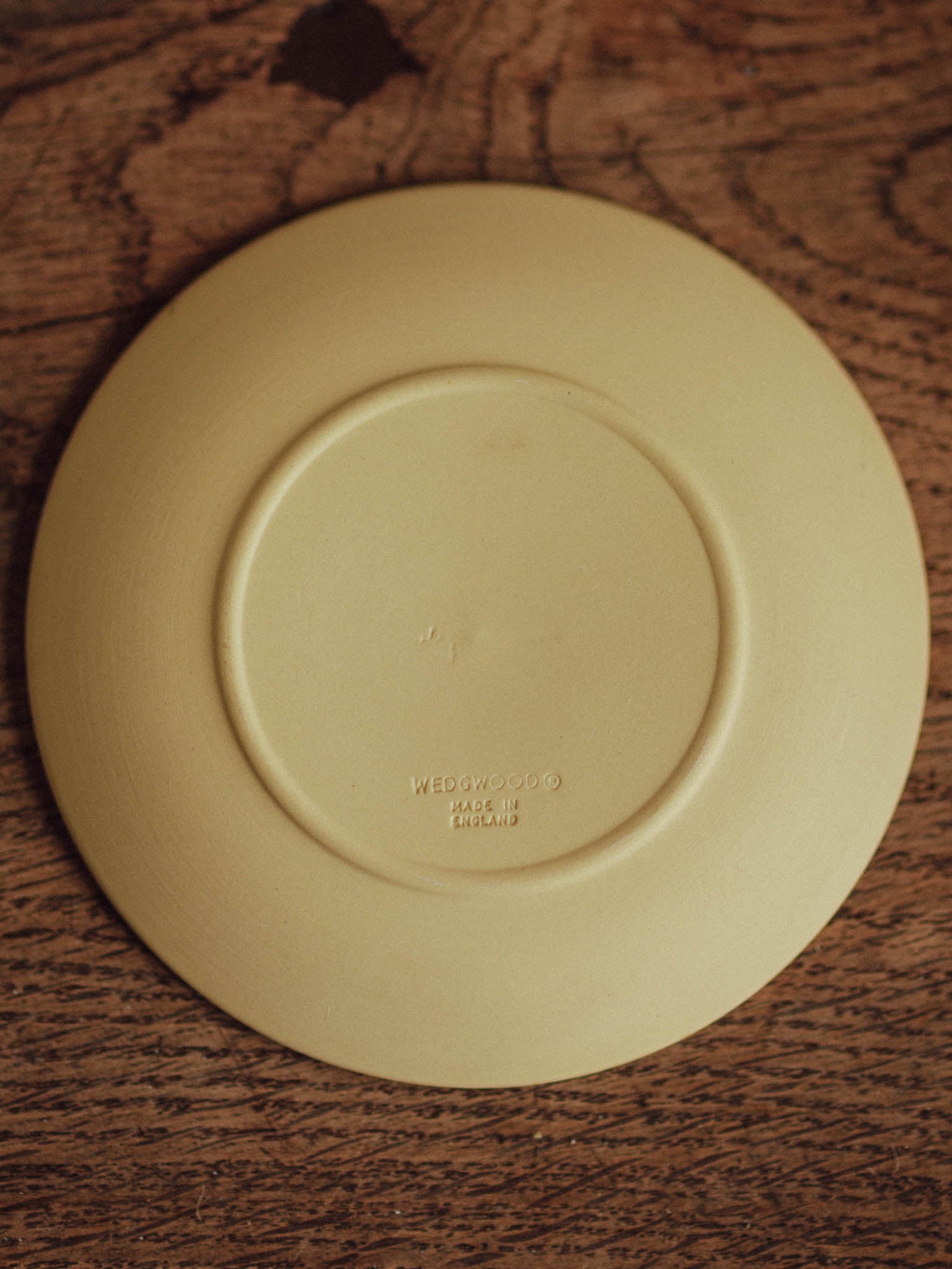 Wedgwood Jasperware - Pale Yellow with Cherry Blossom