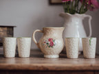 Vintage Ceramic Jug and Four Tumblers