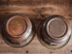 Pair of Patinated Brass Planters