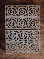 Pair of Antique Cast Iron Plant Stands