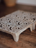 Pair of Antique Cast Iron Plant Stands