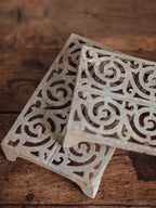 Pair of Antique Cast Iron Plant Stands