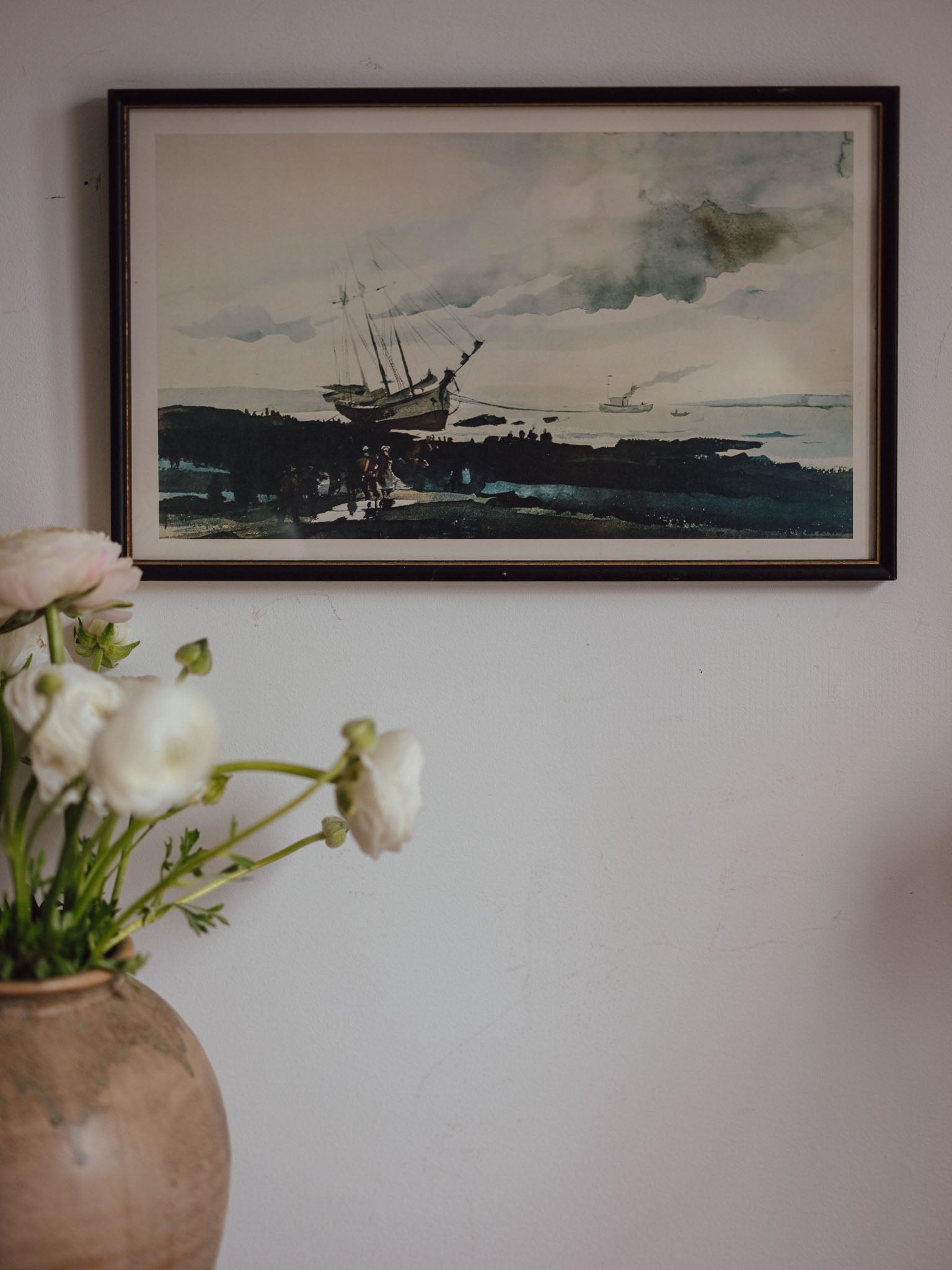 Andrew Wyeth ‘Schooner Aground’ - Print - Framed