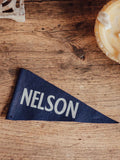 Vintage Nelson Felt Pennant