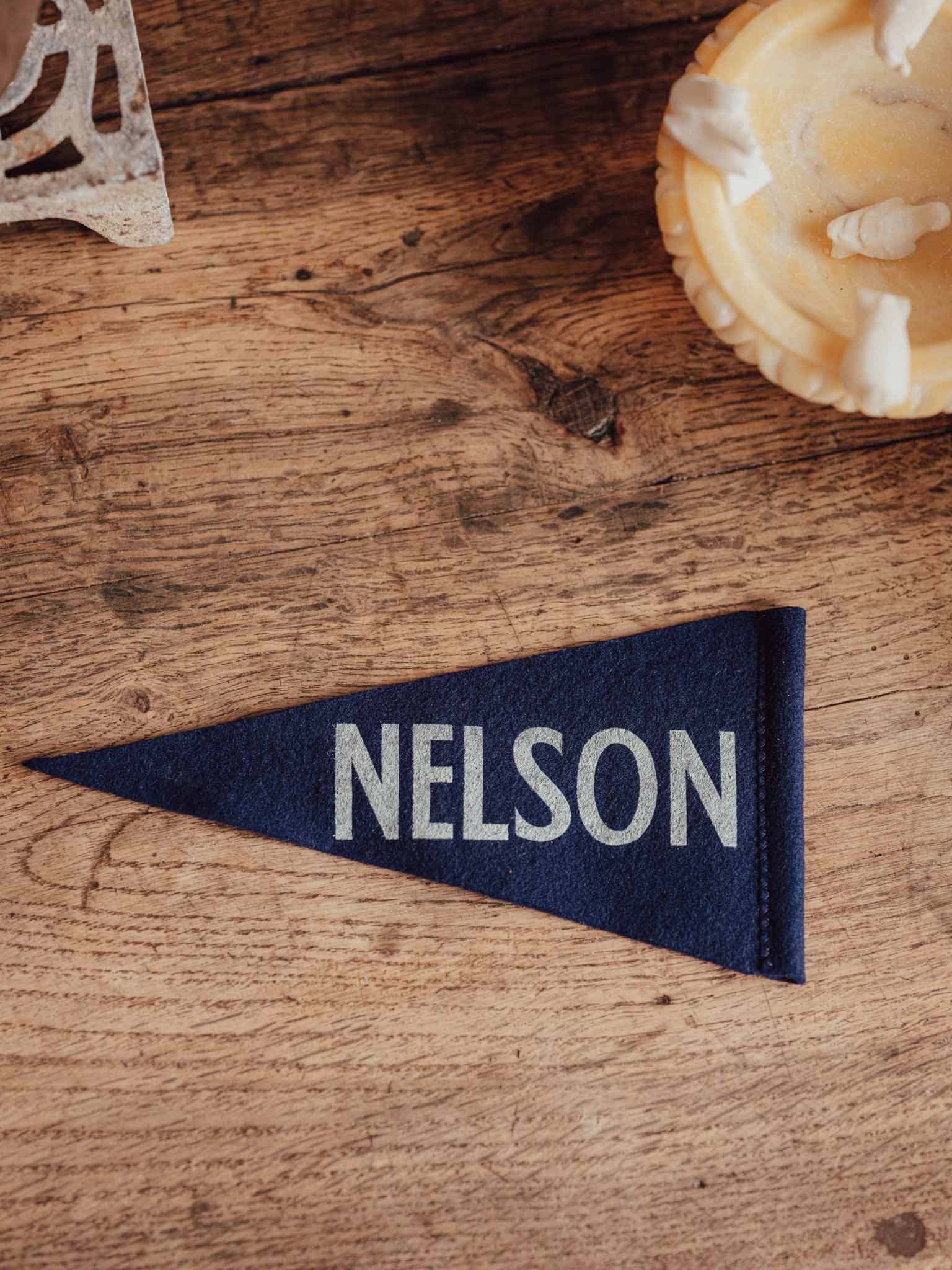 Vintage Nelson Felt Pennant