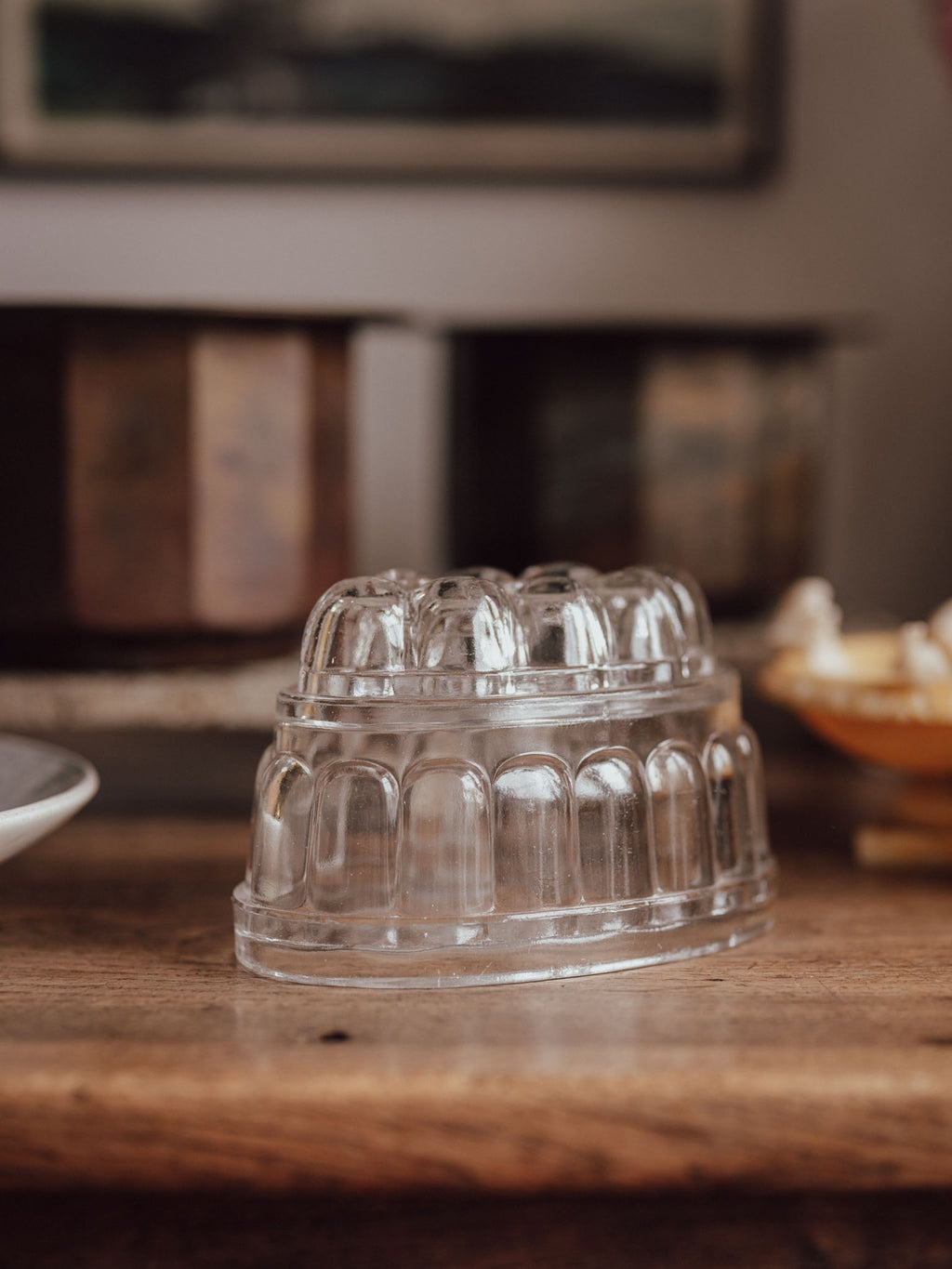 Vintage Glass Jelly Mould