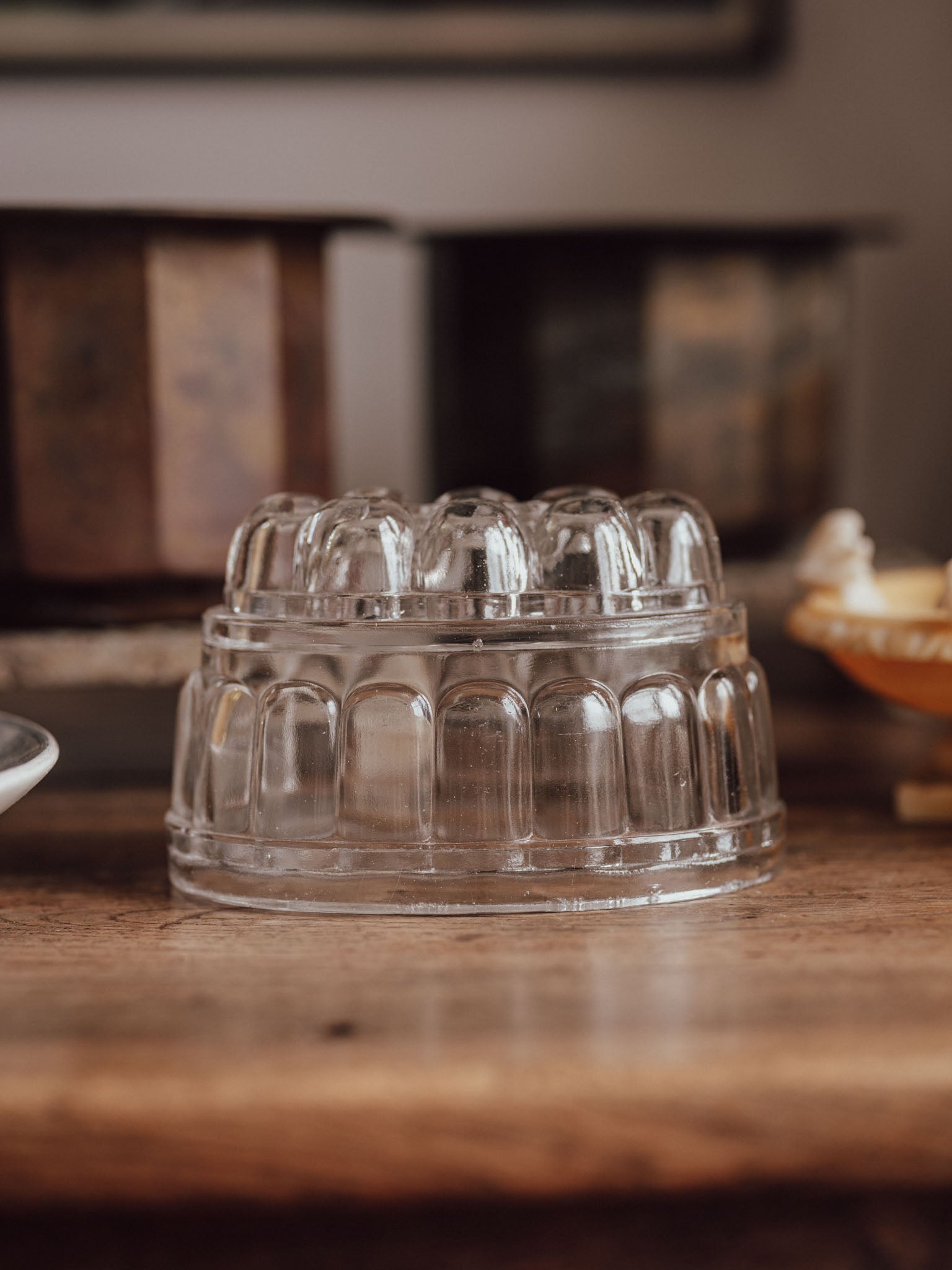 Vintage Glass Jelly Mould