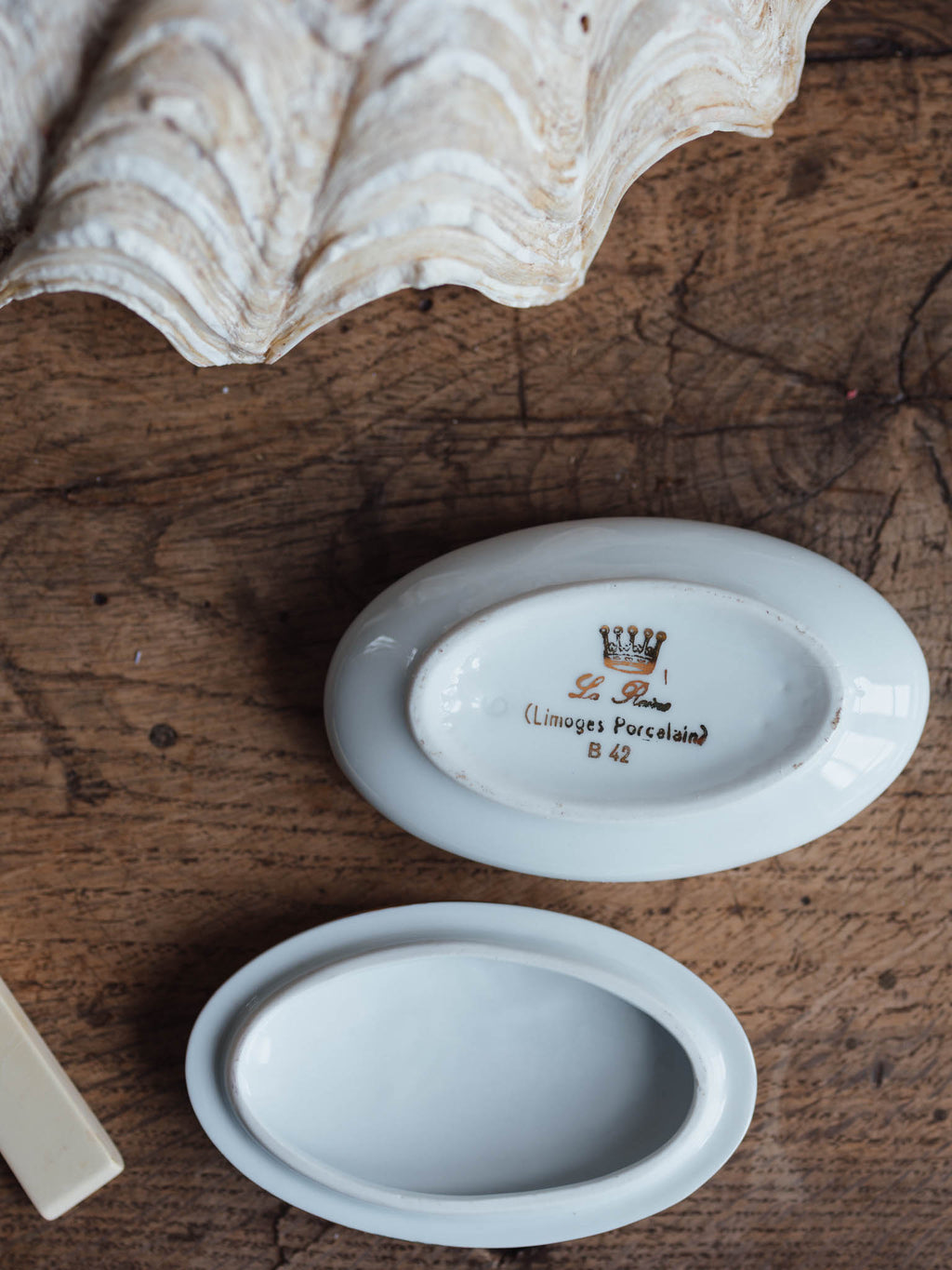 Limoges porcelain trinket dish