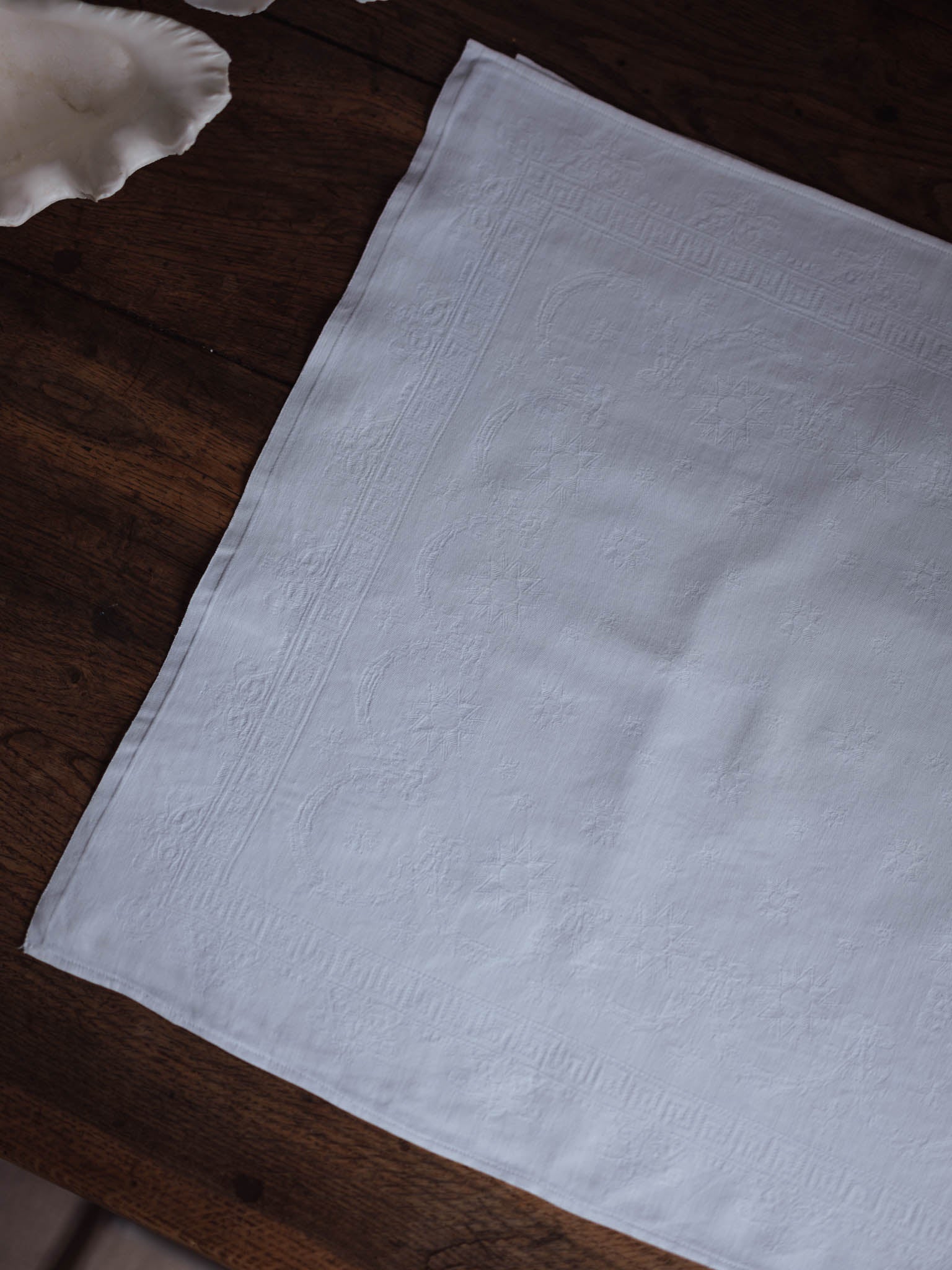 Vintage square napkins - pair