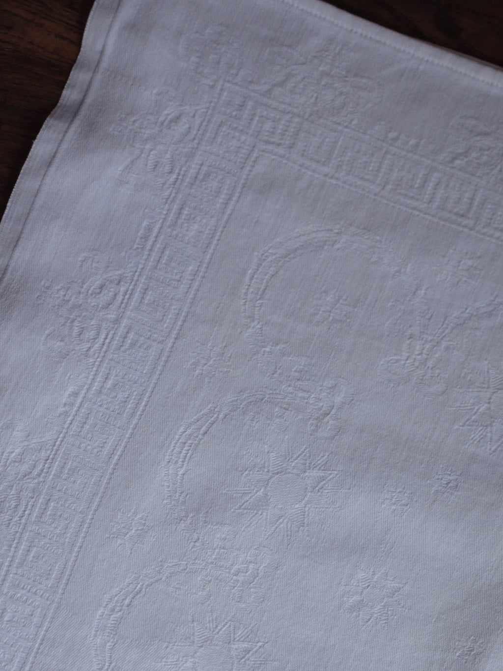 Vintage square napkins - pair