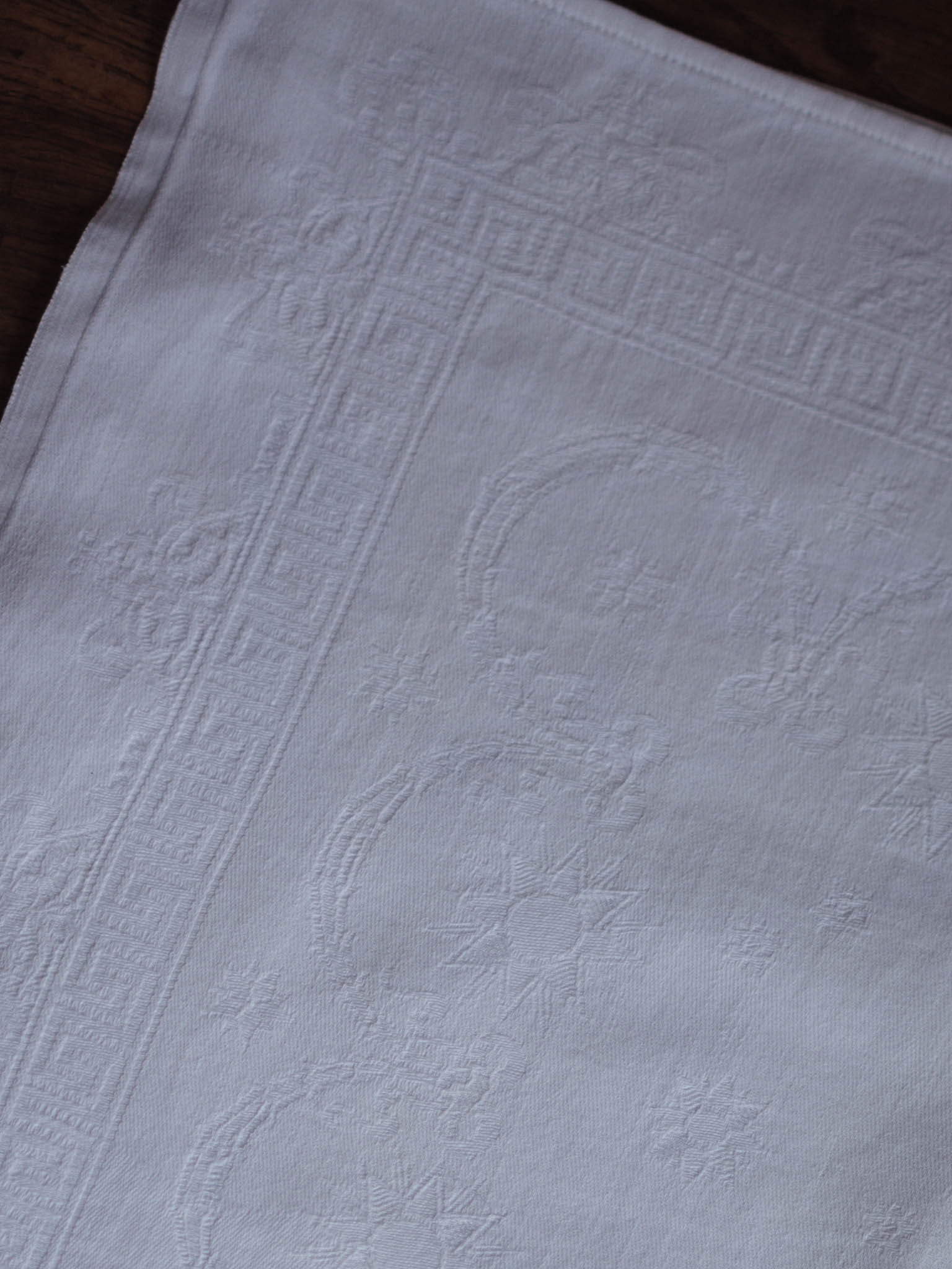 Vintage square napkins - pair