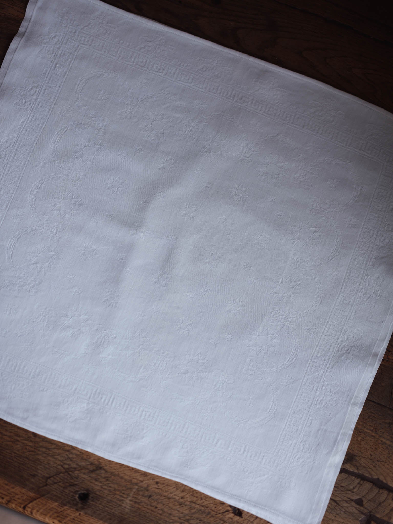 Vintage square napkins - pair