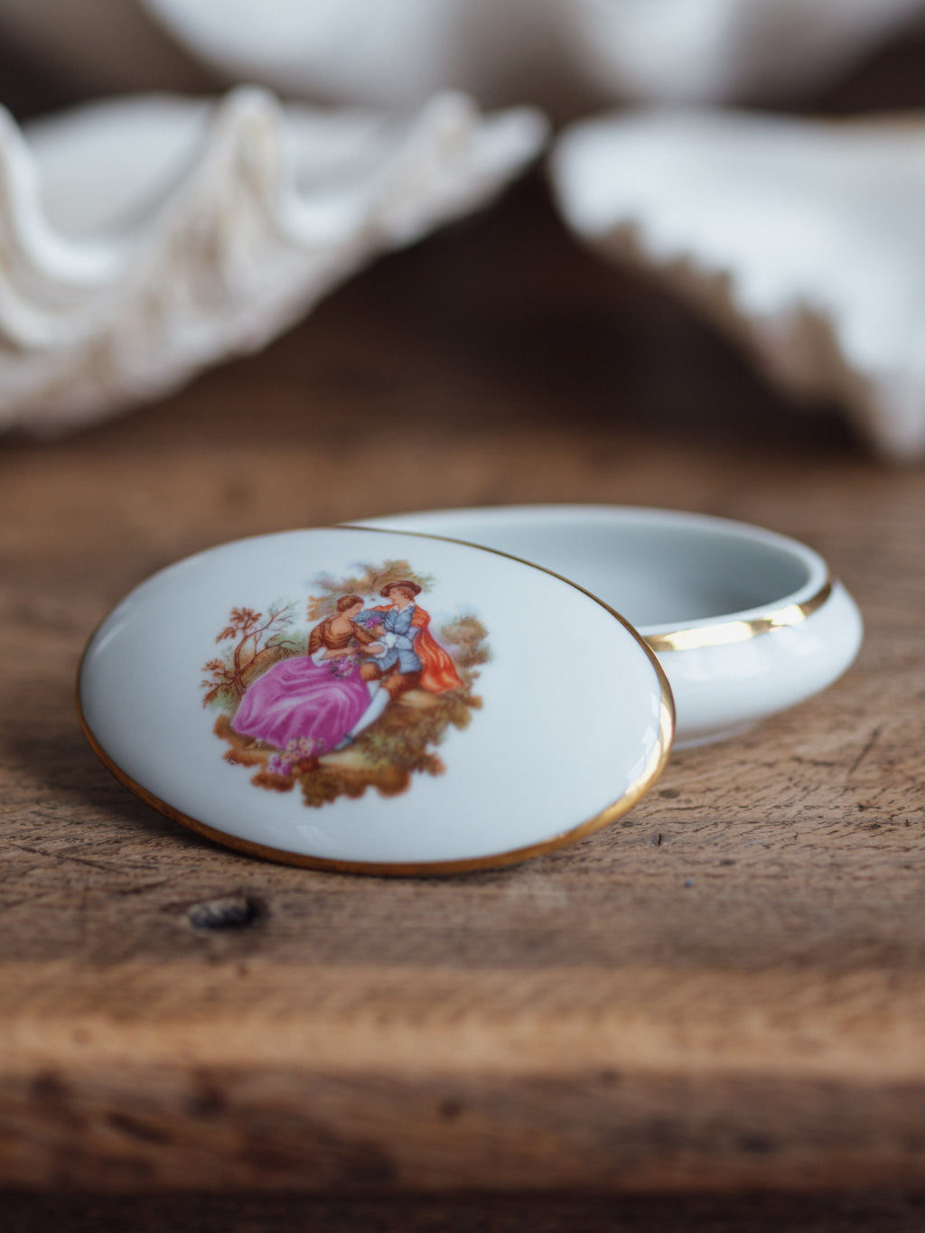 Limoges porcelain trinket dish