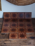 Temuka tiles - set of 18