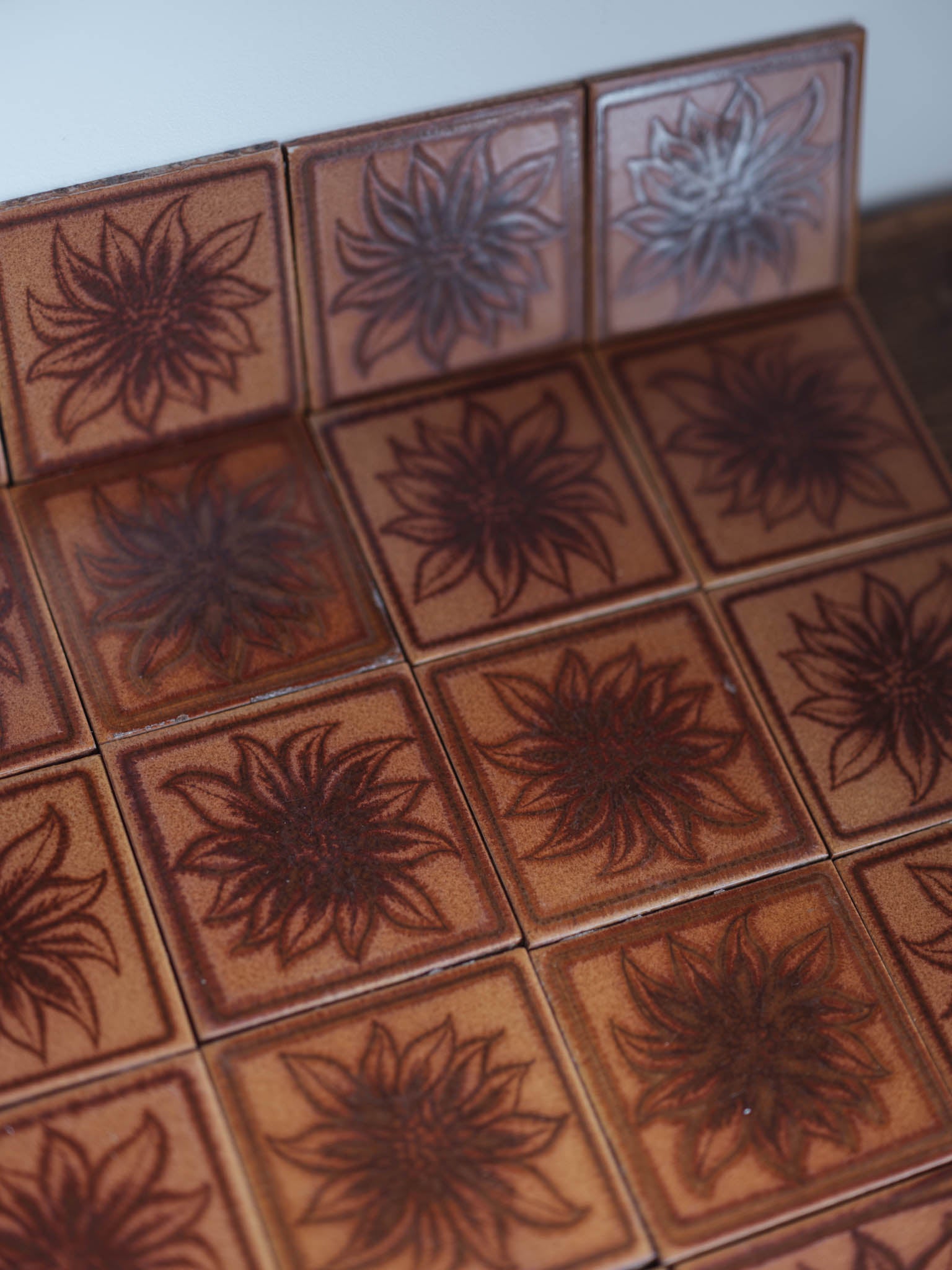 Temuka tiles - set of 18