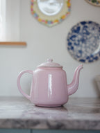 Pink Enamel Vintage Teapot