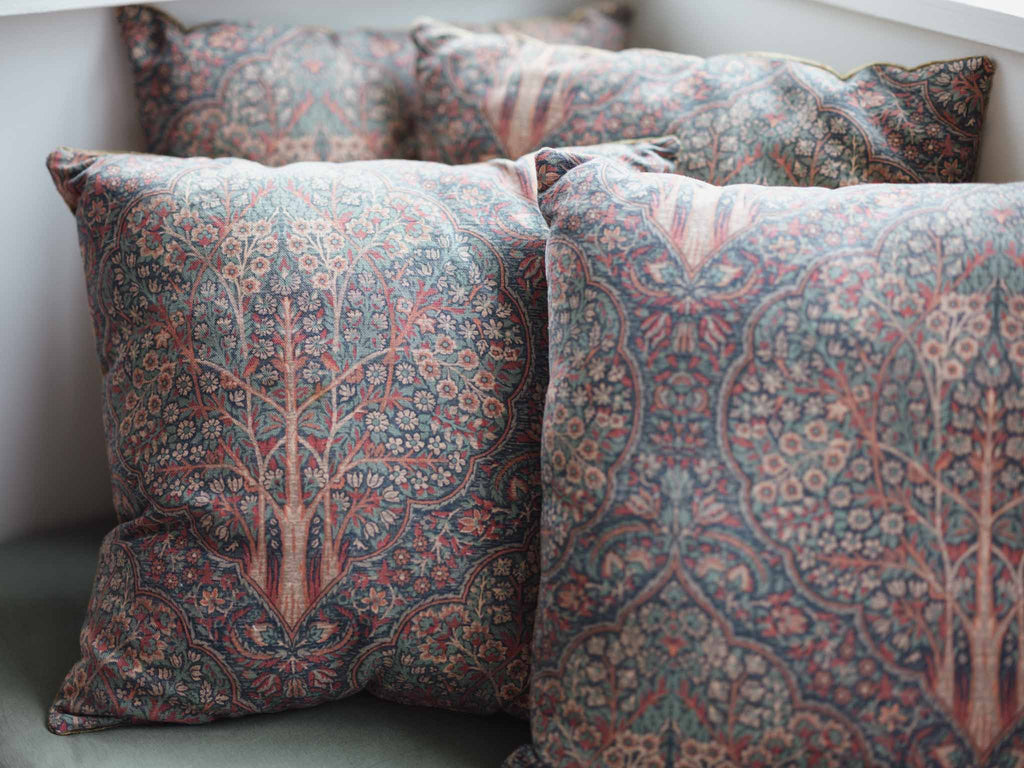 Sanderson “Isfahan” Linen Throw Cushions