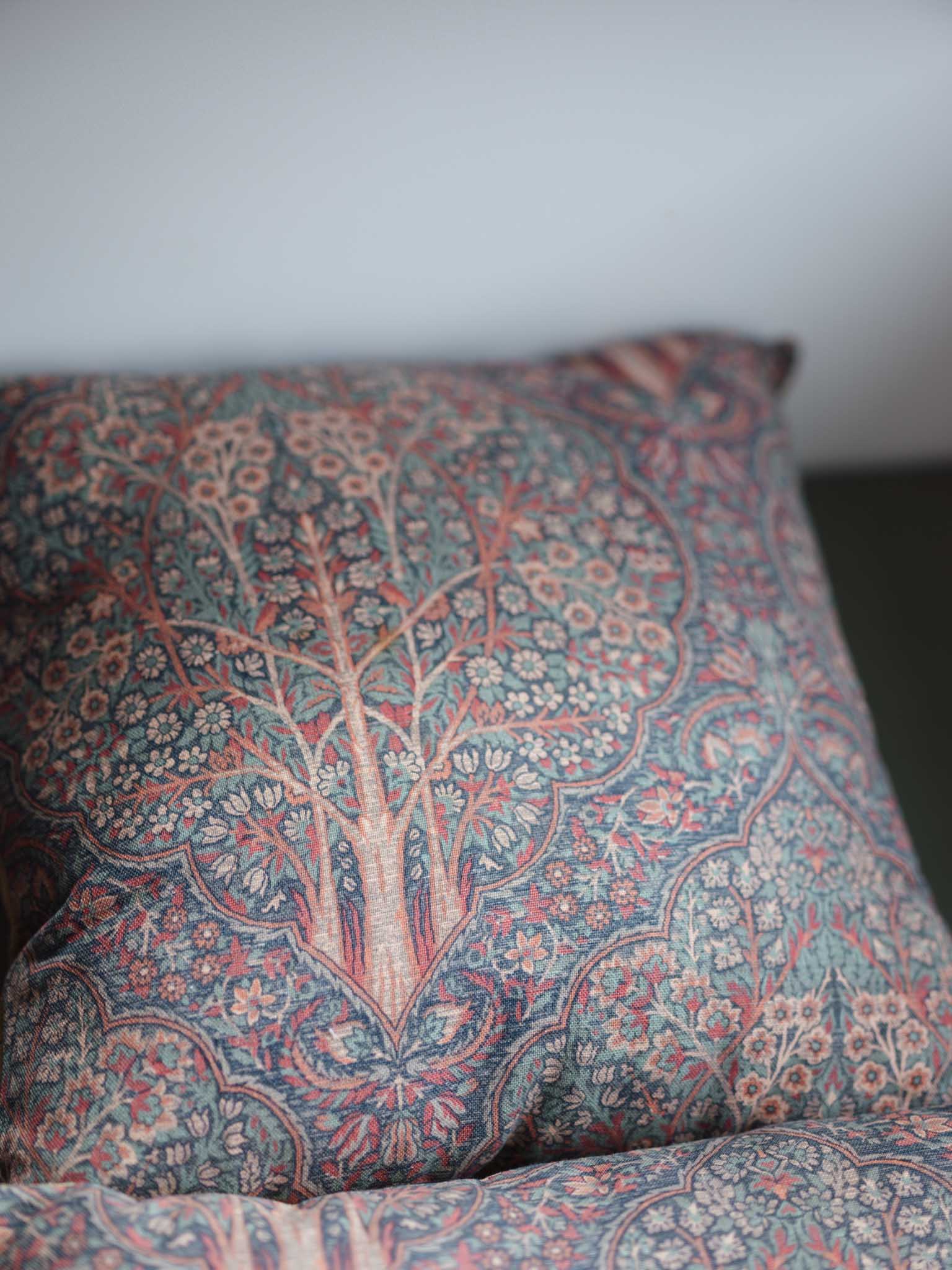 Sanderson “Isfahan” Linen Throw Cushions