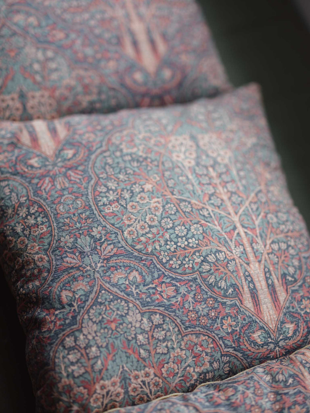 Sanderson “Isfahan” Linen Throw Cushions