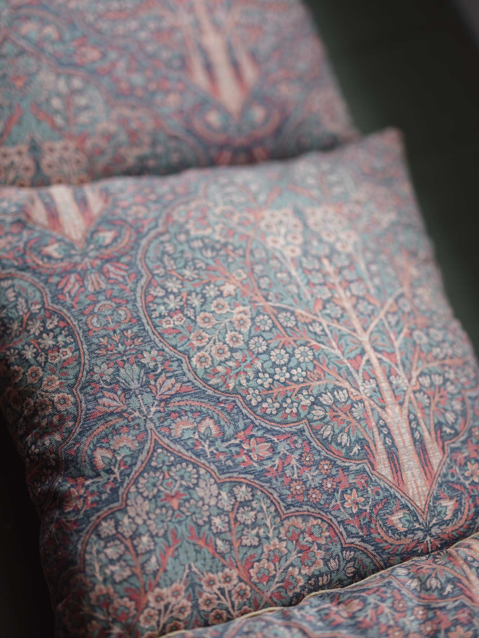 Sanderson “Isfahan” Linen Throw Cushions